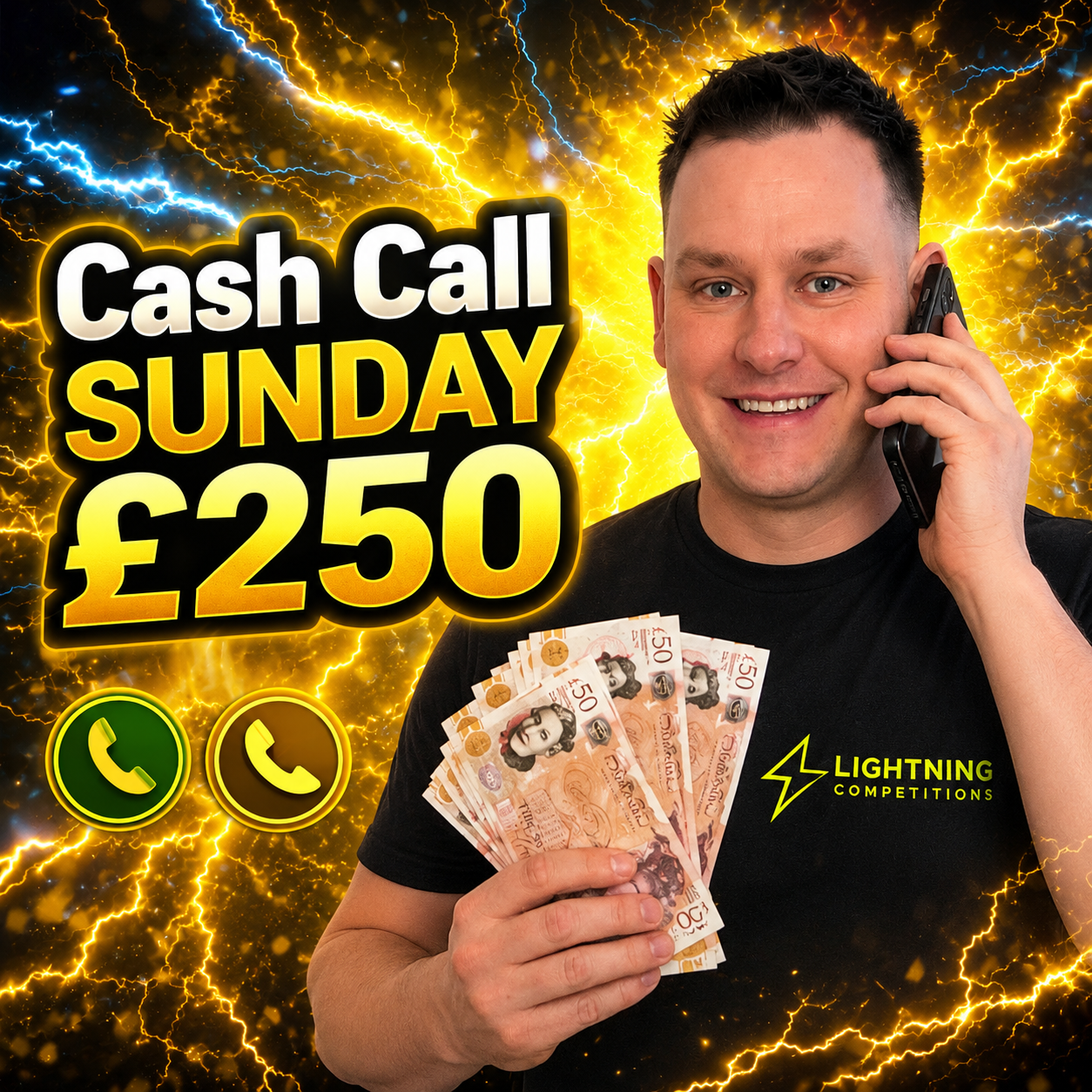 Cash Call Sunday £250 cash