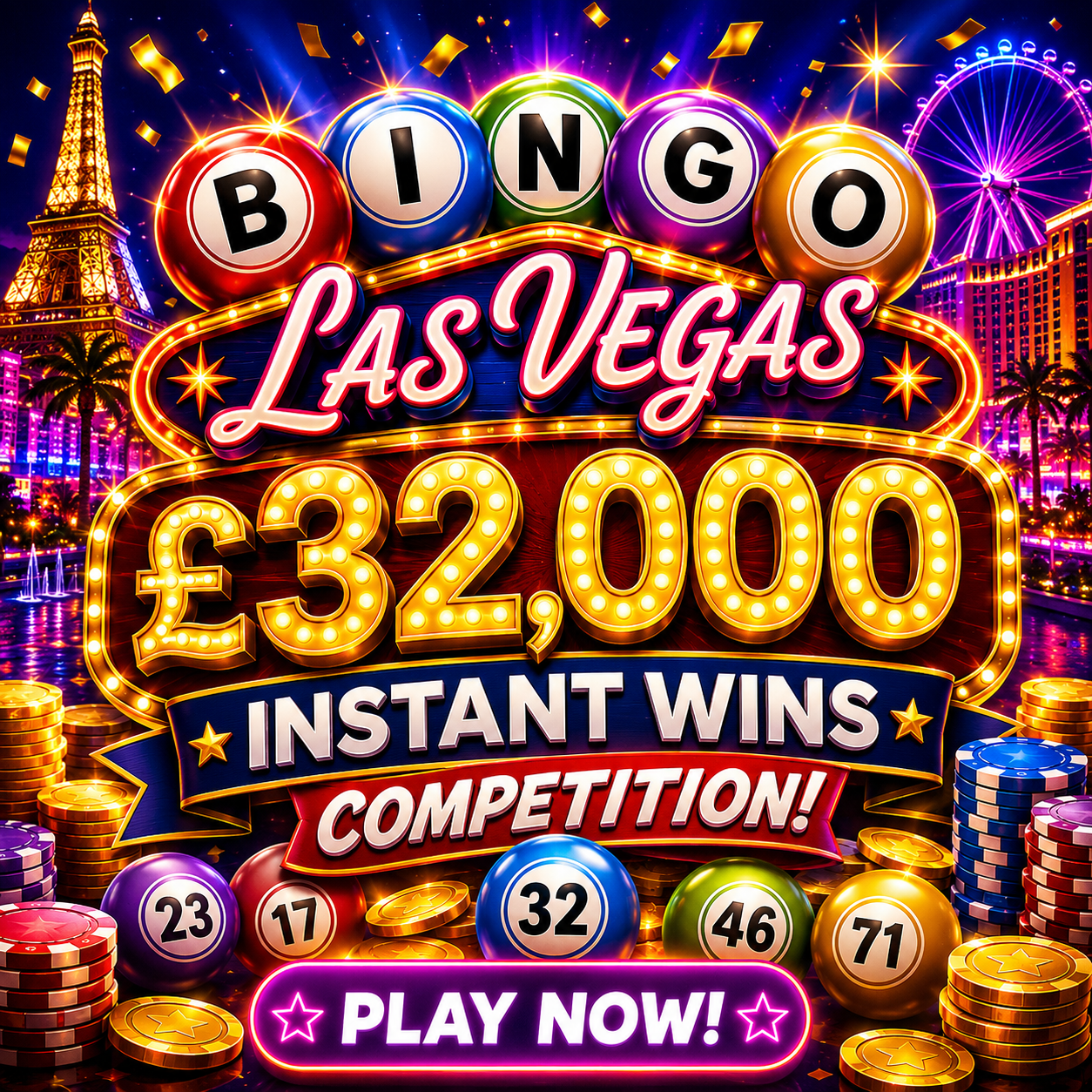 Vegas bingo £32,000
