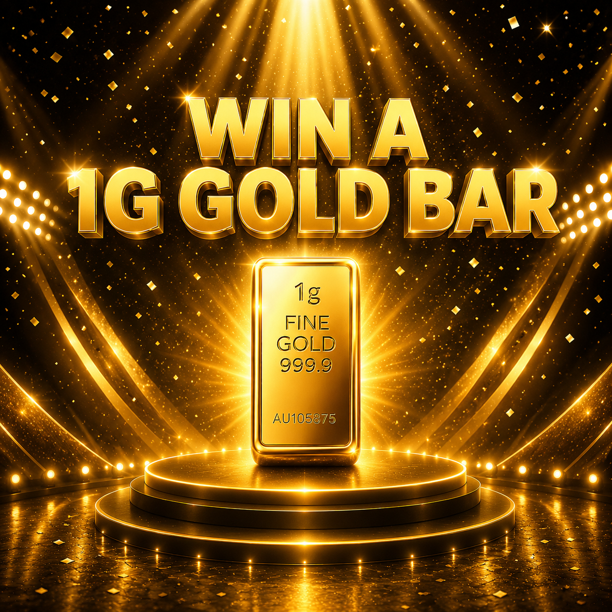 Win a 1G Gold Bar