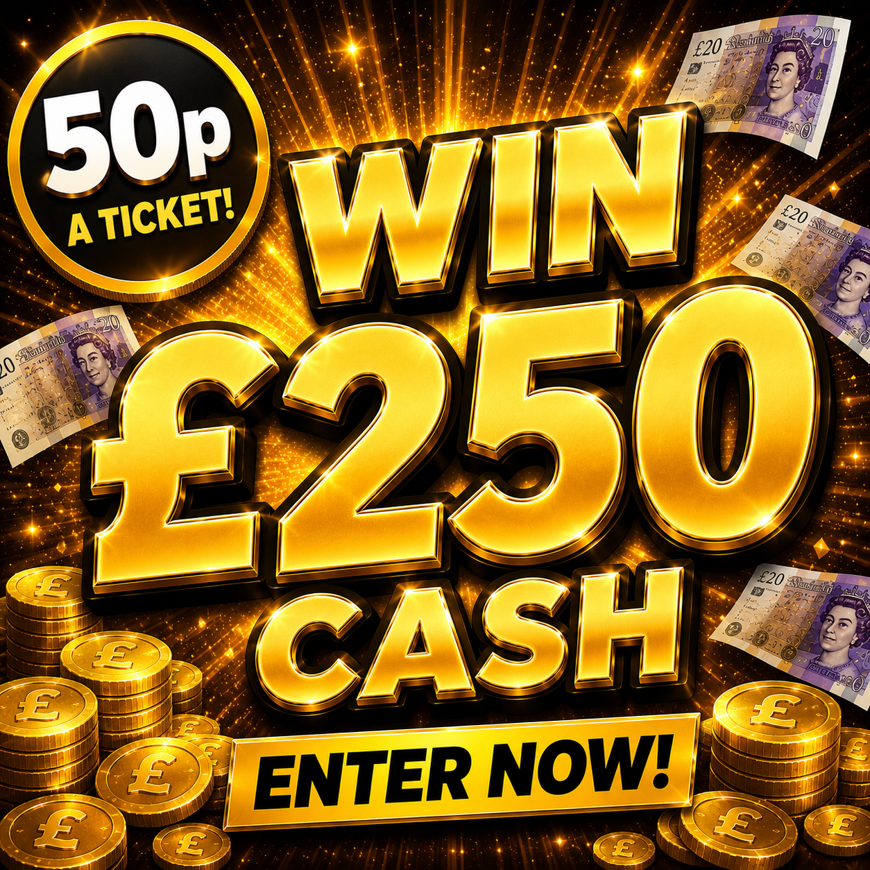 £250 Cash for 50p
